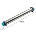 thumbnail image 6 of Sensethe 1Pc Stainless Steel Rolling Pin with Scale Thickness Adjustable Dough Rolling Stick Kitchen Tools for Cookie Pastry Pizza, 6 of 9