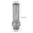 thumbnail image 3 of 51mm Universal Motorbike Exhaust Silencer Exhaust Insert Muffler Pipe Baffle Silver Tone, 3 of 6