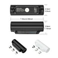 thumbnail image 2 of Chargeur de Batterie Mobile Externe Portable d'Urgence Grande Capacité 3000mAh Rechargeable avec Connecteurs Détachables Blanc, 2 of 8