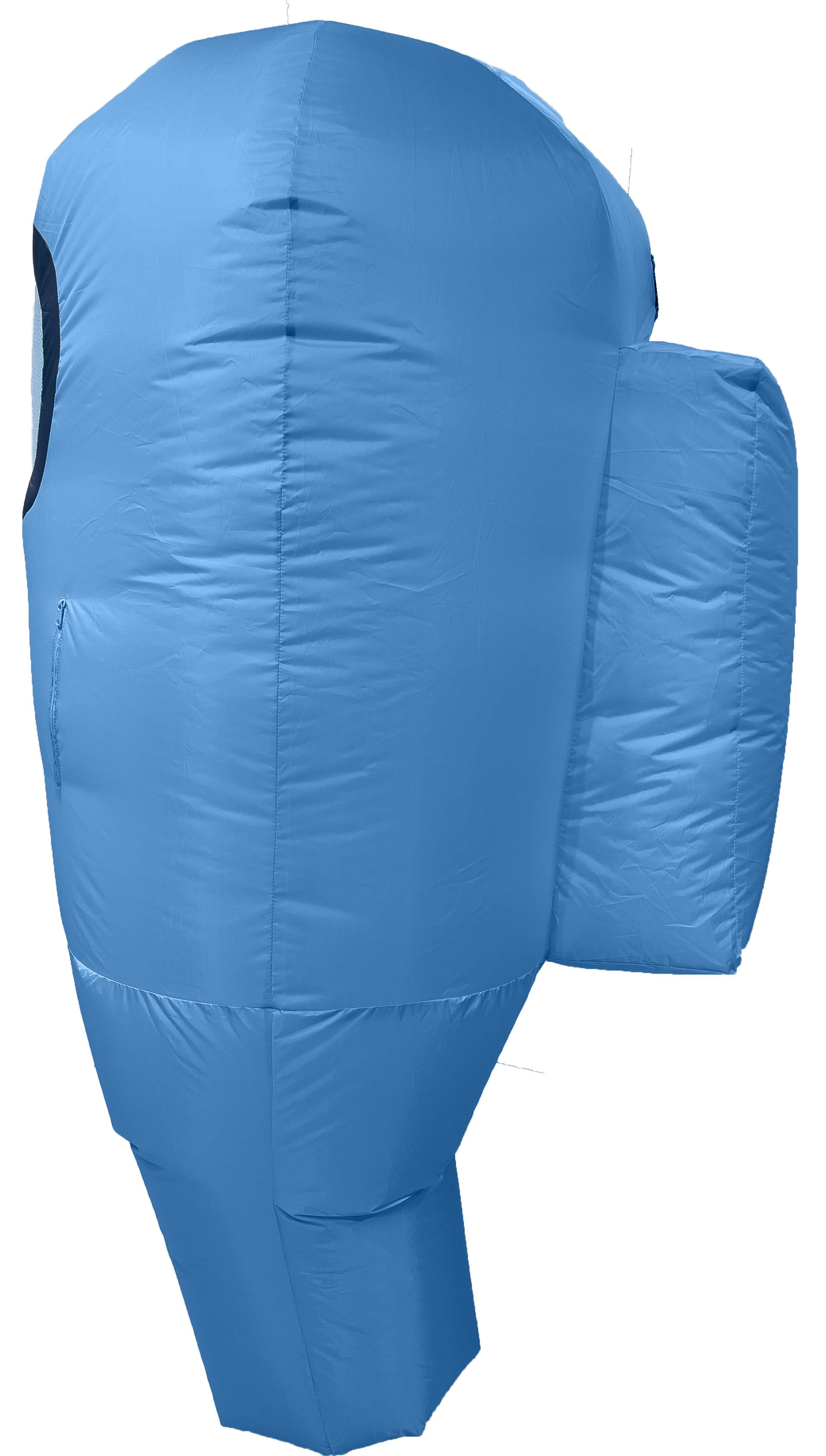 Among Us Blue Impostor Inflatable Halloween Costume for Children, One Size Fits Most, by Maxx Marketing