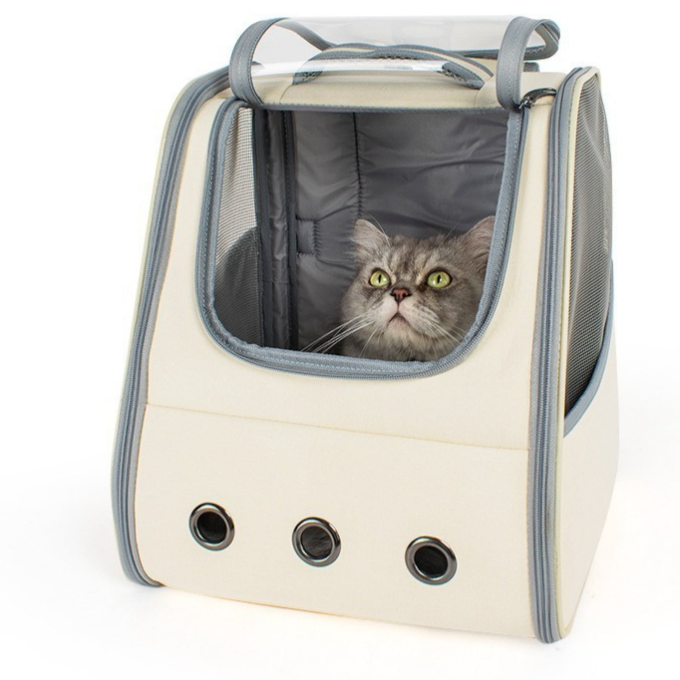 Pet Carrier Backpack for Cats & Dogs, Airline Approved, Ventilated & Collapsible, Up to 17.6 lbs, Designed for Travel, Hiking & Outdoor Use