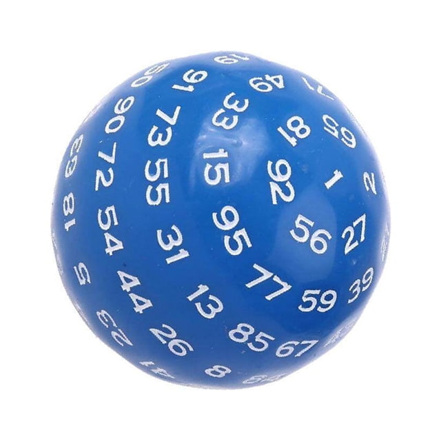 pitrice Acrylic Dices Game Entertainment Family Polyhedral Dice Blue