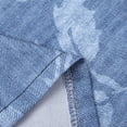 thumbnail image 6 of REDARER Womens Blue Floral Print High Waist Flare Jeans Soft Stretchy Casual Denim Trousers for Daily Wear,XXL, 6 of 7