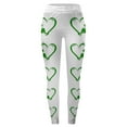 thumbnail image 4 of MKLEKYY Ropa deportiva para mujer Leggings deportivos estampados del Día de San Patricio para mujer Pantalones de yoga 4, 4 of 4