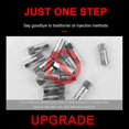 thumbnail image 4 of Grease Gun Coupler Locks High Pressure Double Handle On Any Zerk Fitting Long-Lasting, 4 of 5