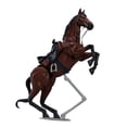 thumbnail image 1 of Figura de caballo modelo caballo estatuilla decoración del hogar colección muñeca juguetes regalos adorno marrón, 1 of 9