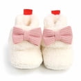 thumbnail image 6 of Cozy Baby Sneakers Winter Boots Insulated High Top Anti- Warm Shoes for Toddlers Comfortable Walking Shoes,Color:White,Size:0-6 Months, 6 of 8