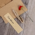 thumbnail image 4 of EXHUMKY 10Pcs Wedding Cards Kraft Paper Greeting Cards with Delicate Dried Flower Design, 4 of 5