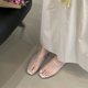 thumbnail image 4 of Mujeres Jelly Flats Se Desliza en Toboganes Malla para La Playa Verano Al Aire Libre (42) Blanco, 4 of 8