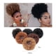 thumbnail image 3 of Extensiones de cabello sintético para moño, moño Afro con Clip corto en cola de caballo con cordón, moño rizado, 3 of 8