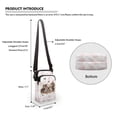 thumbnail image 6 of HELLHERO Kittens Adjustable Shoulder Strap Adjustable Shoulder Strap Crossbody Bag Polyester for Adults, 6 of 7