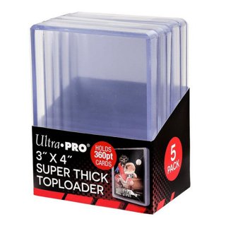 Ultra Pro 3 X 4 Regular Toploader (25ct) : : Health & Personal  Care