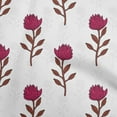 thumbnail image 1 of oneOone Cotton Cambric Magenta Fabric Floral Sewing Fabric By The Yard Printed Diy Clothing Sewing Supplies 42 Inch Wide, 1 of 4