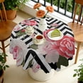 thumbnail image 4 of Round Tablecloth 60x60 Inch flower Round Spring Summer Table Cover for Party Picnic Dinner, 4 of 5