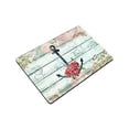 thumbnail image 3 of MKHERT Vintage Floral Wood Nautical Anchor Rose Doormat Rug Home Decor Floor Mat Bath Mat 23.6x15.7 inch, 3 of 3