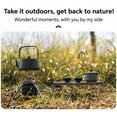 thumbnail image 4 of Ultralight Portable Camping Table - Folding Aluminum Alloy Mini Side Table - Compact & Durable Outdoor Table for Picnic, BBQ, Hiking, Fishing, and Backpacking - Carrying Bag Included, 4 of 7
