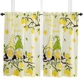 thumbnail image 4 of Lemon Lemon Tree Gnome Summer Curtain Home Decoration Living Room Short Curtains Window Treatments For Kitchen Bedroom, 4 of 6