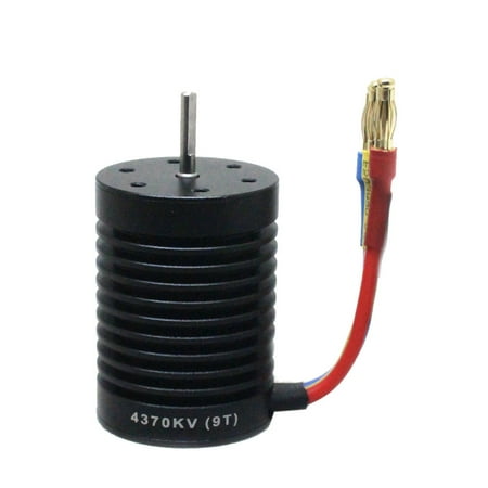Scale Brushless Motor - 9T 4370KV 4Poles Sensorless Brushless Motor For 1/10 Scale RC Car Truck