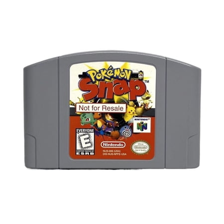 Nintendo 64 N64 Pokemon Snap Gray Box Not Applicable for Resale Demo Game * Authentic/Tested*-