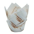 thumbnail image 1 of pdqouc Cupcake Liners for Baking Nonstick Heat Greaseproof Baking Wrappers Cake Greaseproof Paper Heat Resistant Non Stick Cupcake Wrappers Cupcake Liners Suitable for Cup Cake, 1 of 8