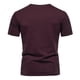 thumbnail image 5 of pstuiky camisetas de hombre, Camiseta deportiva de manga corta con solapa y bolsillo con cremallera de color liso para hombre ropa de hombre m, 5 of 5