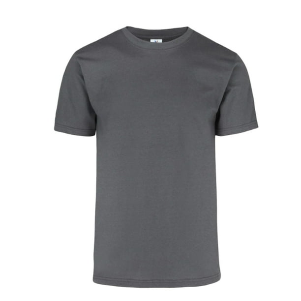 Playera Peso Completo para Caballero Color Carbon Tamano Grande Yazbek C0300 Walmart en linea