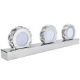 thumbnail image 4 of Luz delantera de espejo LED impermeable moderna luces de maquillaje redondas accesorio de baño 85‑265V3 luces 12W, 4 of 5