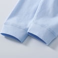 thumbnail image 5 of GiLiling Baby Joggers for Boys Girls Baggy Sweatpants Solid Elastic Waist School Pants Casual Sport Trousers (Light Blue, 0-3 Months), 5 of 8
