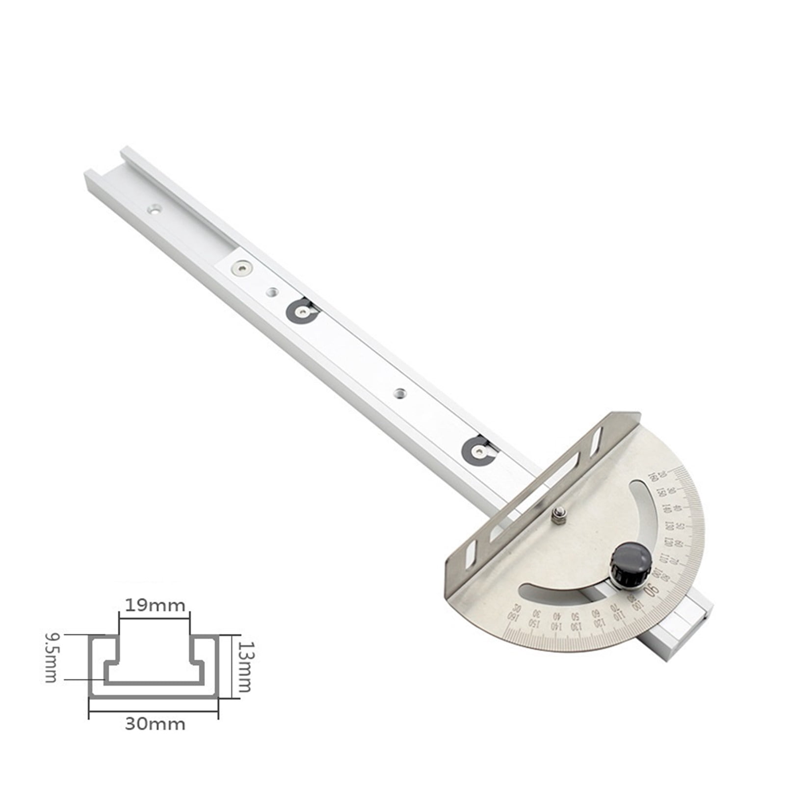 Woodworking Router Miter Gauge Table Sawing Assembly Ruler With T-track For Table Saw Router DIY Carpentry Tools ,for Accurate Evaluation