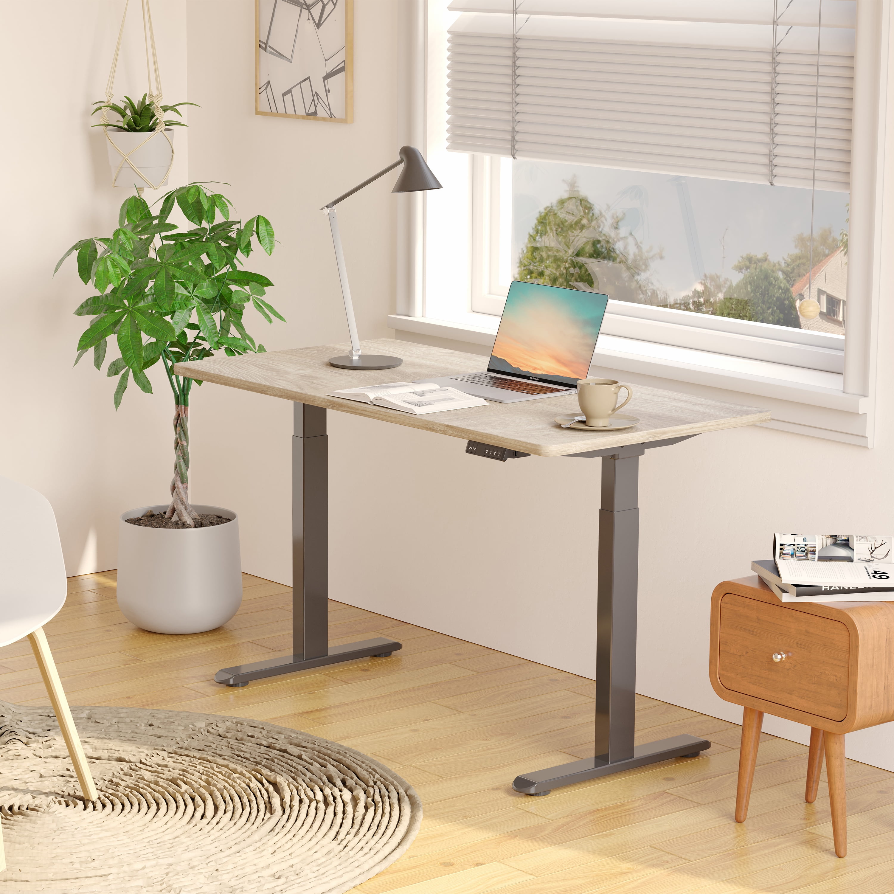 Height Adjustable Dual Motor Load Ergonomic Electric Standing Desk