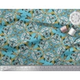 thumbnail image 3 of Soimoi Poly Georgette Fabric Tiles Moroccan Decor Fabric Printed Yard 42 Inch Wide, 3 of 3