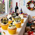 thumbnail image 2 of Foowztao 42 toppers comestibles para cupcakes Año Nuevo 2026, 2 of 6