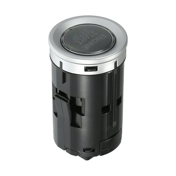 Unique Bargains Push Button Starter Switch Engine Start Stop Switch Button for Honda Fit 2015 2016 2017 2018 Silver Tone