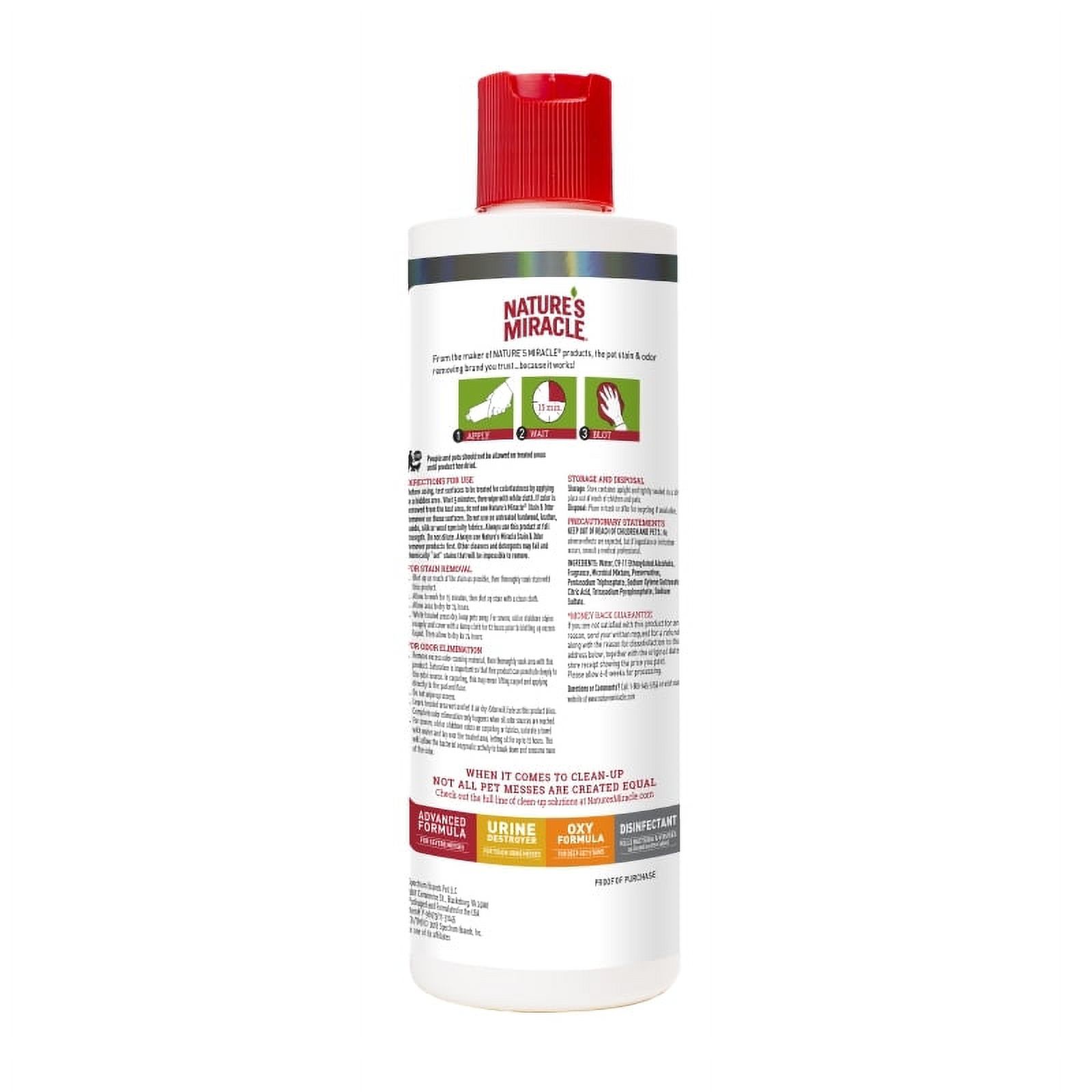 Nature's Miracle Cat Stain & Odor Remover Pour, 16 oz