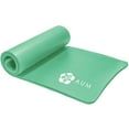 AUM High Density HD Foam Tech Yoga Exercise Mat 72 In. x 24 In. x 1/2