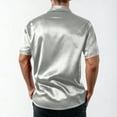 thumbnail image 6 of Men's Casual Short Sleeve Button-Down Shirt for Party and Daily Wear, 6 of 8