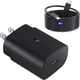 thumbnail image 1 of Super Fast Charging 25W USB C Charger Type C Charger Android Phone Charger for Nothing Phone (2a) - Includes 6 Feet USB C PD Fast Charging Cable (Black), 1 of 1