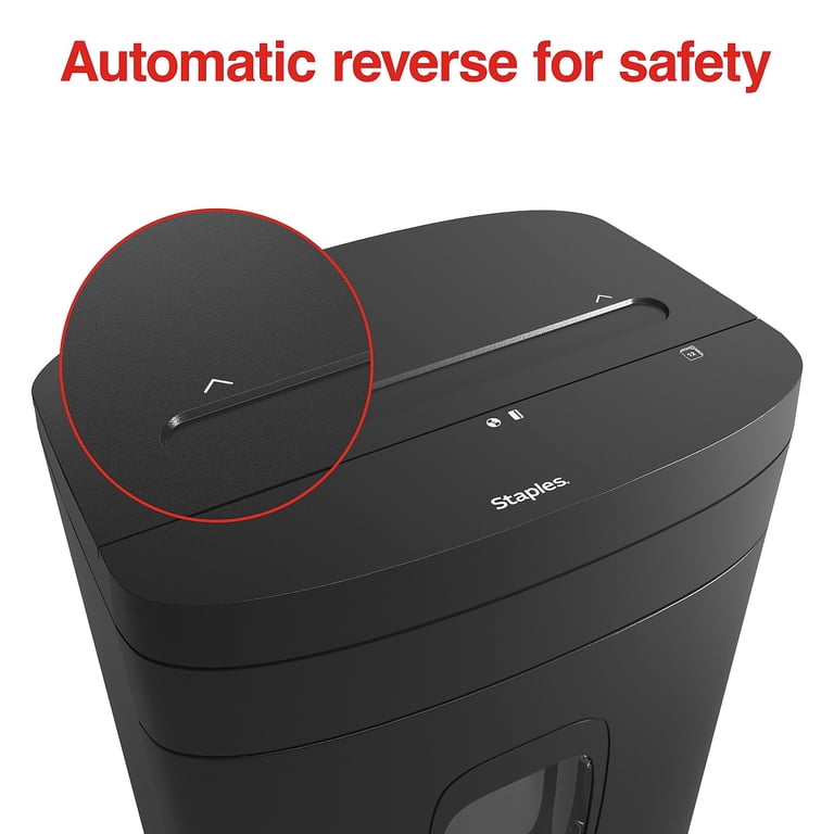 Staples, Micro-Cut Shredder, 12 Sheets, Security Level P-4