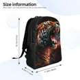 thumbnail image 4 of Cauagu Cool Tiger Print Backpacks,Travel Daypack Casual Laptop Backpack Bookbag Fits 15 Inch Computer for Men Women, 4 of 8