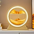 thumbnail image 3 of CNKOO 3D Moving Sand Art Table Lamp Liquid Motion Sand Painting Night Light Gift For Home Office Decor, 3 of 13
