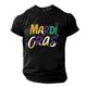 thumbnail image 2 of Casual Summer Tops Carnaval Impreso de Manga Corta Cuello Redondo, Poliéster Ligero para la Fiesta de Verano de Primavera, 2 of 9
