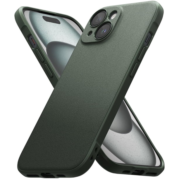 Funda para teléfono Ringke Onyx Feels Good iPhone 15 Plus - Verde
