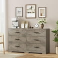 thumbnail image 4 of Commode à 6 Tiroirs, Commode Moderne à Structure Durable avec Tiroirs Profonds, Dispositif Anti-Basculement pour la Maison, 4 of 6