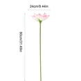 thumbnail image 3 of Artificial Lotuses Flower, Realistic Pond Decoration With Lifelike Plastic Stems, for Indoor Water Feature Display, Pink, 3 of 6