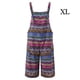 thumbnail image 3 of Qarigey Monos de mujer Moda Multicolor Bohemia Tirante suelto Transpirable diario Monos de verano Mono para niñas Vestidos Rosado SG, 3 of 6