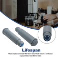 thumbnail image 2 of 2pcs Plastic Kitchen Coffee Machine Home Tools Water Filter Safe Accessories For F08, 2 of 5