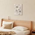 thumbnail image 7 of White Flower Texture Canvas Wall Art – Abstract Floral Canvas Painting, Printed White Flower Artwork, Black and White Modern Floral Wall Decor, 7 of 7