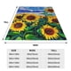 thumbnail image 3 of Balery Landscape With Sunflowers Manta de Felpa Suave y Acogedora – Cobija de Franela Aterciopelada para Cama, Lavable y Cálida para Sofá, Mascotas, Transpirable-60"x50", 3 of 7