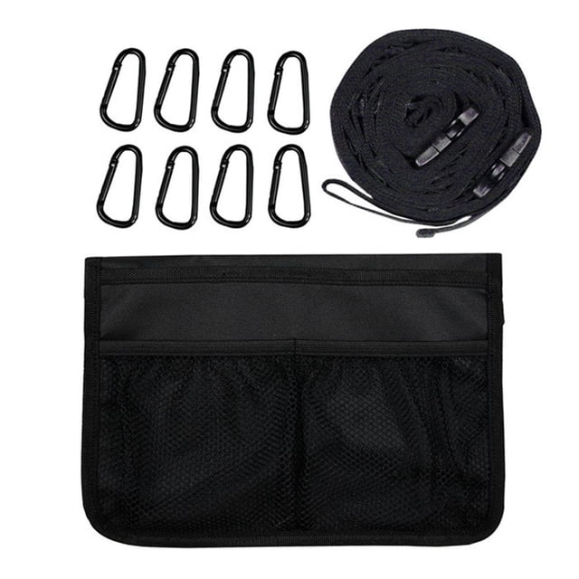 Cordón Para Acampar De 6,5 M Con 8 Mosquetones, Cuerda Colgante Portátil Para Acampar Con Ganchos Para Acampar Al Aire Libre, Accesorios Para Tienda De Senderismo