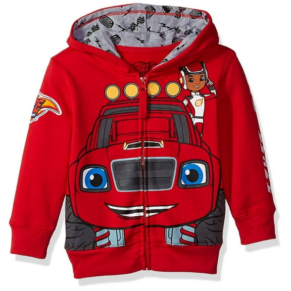 Nickelodeon Boys' Toddler Monster Machines Lets Blaze Hoodie